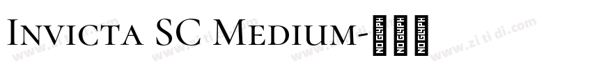 Invicta SC Medium字体转换